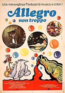 Не очень весело, 1976: авторы, аниматоры, кто озвучивал персонажей, полная информация о мультфильме Allegro non troppo