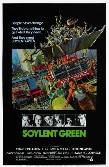 Зеленый сойлент, 1973: актеры, рейтинг, кто снимался, полная информация о фильме Soylent Green