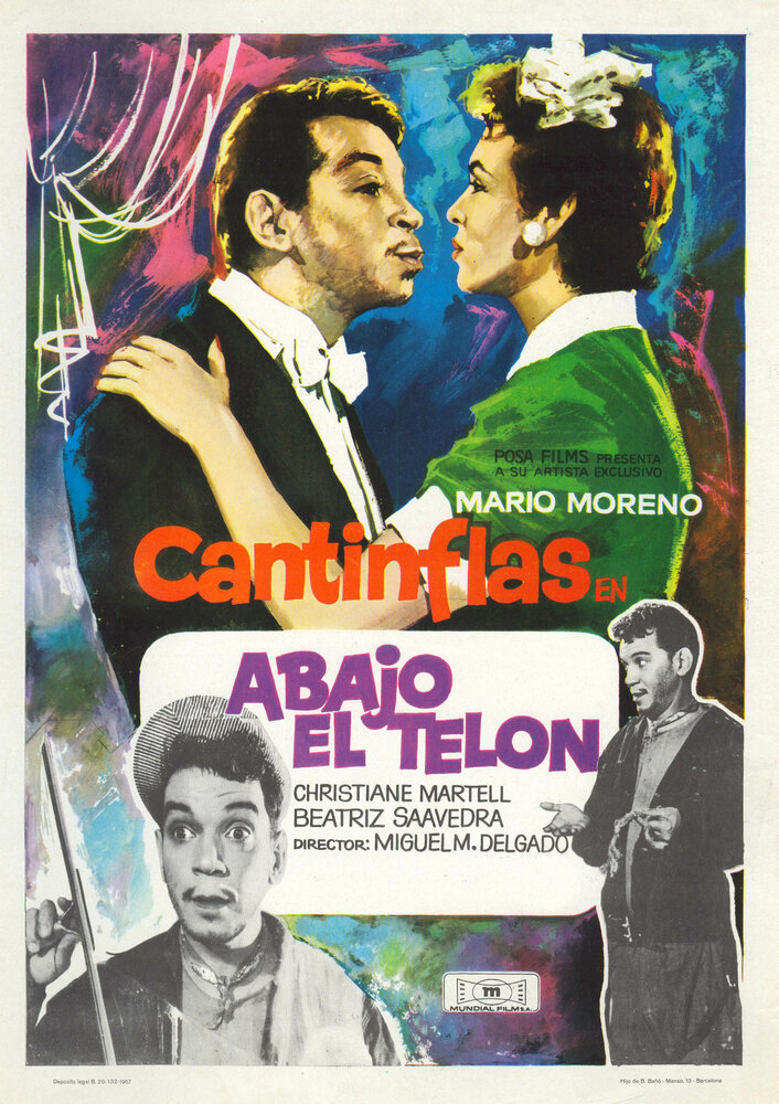 Abajo el telón, 1955: актеры, рейтинг, кто снимался, полная информация о фильме Abajo el telón