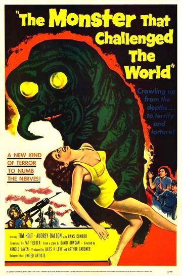 Монстр, который бросил вызов миру, 1957: актеры, рейтинг, кто снимался, полная информация о фильме The Monster That Challenged the World