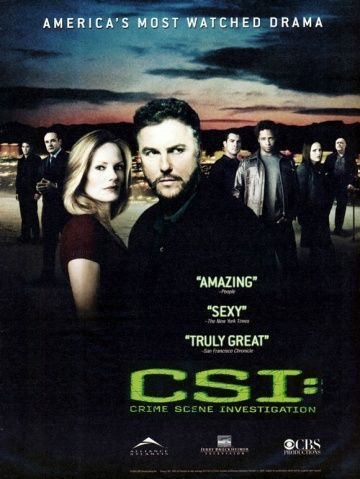 C.S.I. Место преступления, 2000: актеры, рейтинг, кто снимался, полная информация о сериале CSI: Crime Scene Investigation, все сезоны
