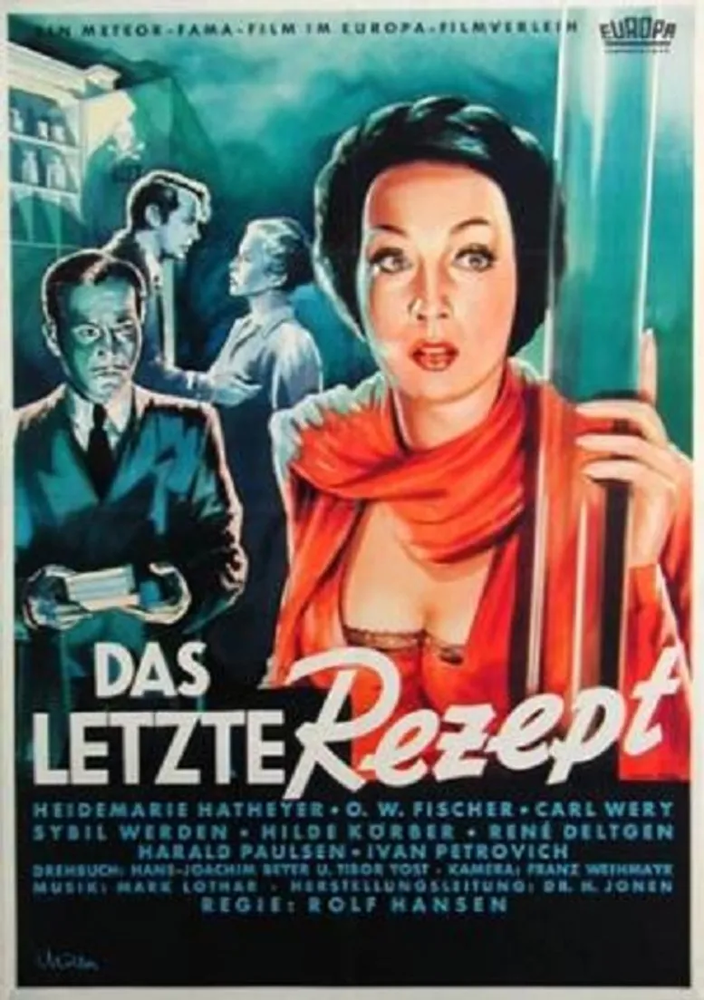 Последний рецепт, 1952: актеры, рейтинг, кто снимался, полная информация о фильме Das letzte Rezept