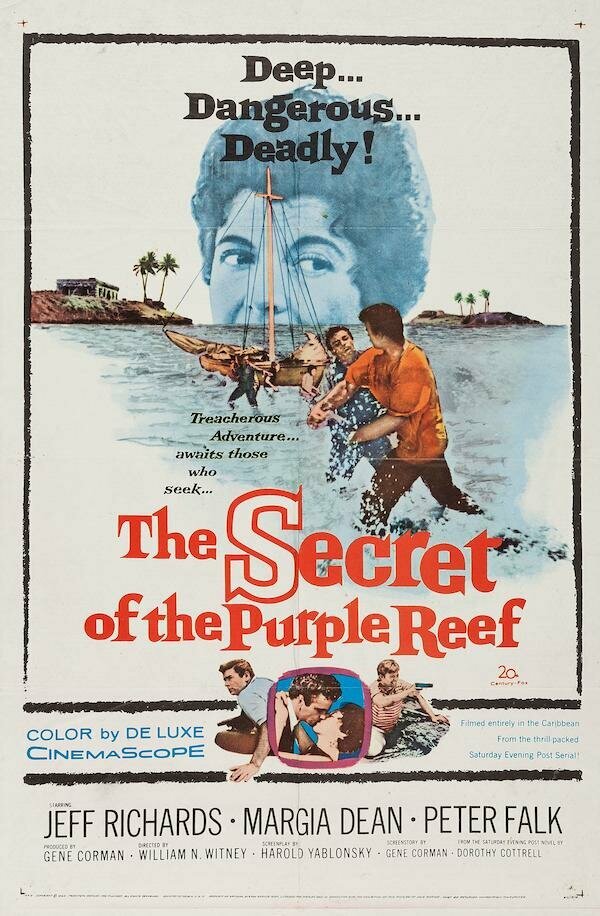 The Secret of the Purple Reef, 1960: актеры, рейтинг, кто снимался, полная информация о фильме The Secret of the Purple Reef