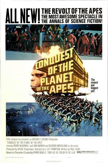 Завоевание планеты обезьян, 1972: актеры, рейтинг, кто снимался, полная информация о фильме Conquest of the Planet of the Apes