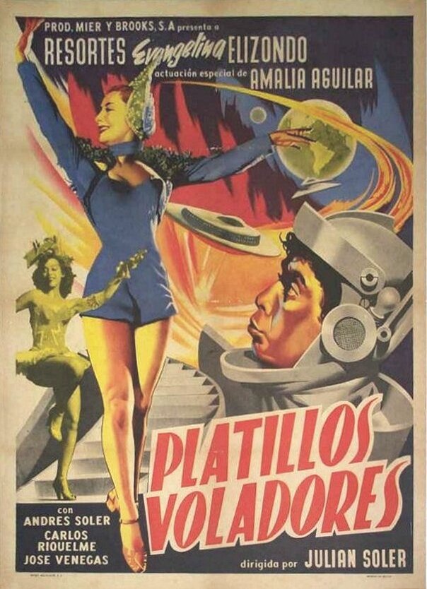 Летающие тарелки, 1956: актеры, рейтинг, кто снимался, полная информация о фильме Los platillos voladores