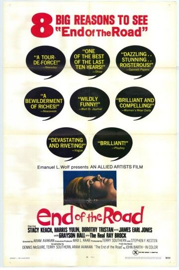 Конец дороги, 1970: актеры, рейтинг, кто снимался, полная информация о фильме End of the Road
