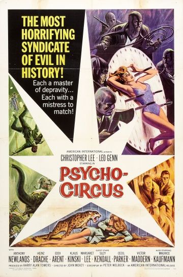 Цирк страха, 1966: актеры, рейтинг, кто снимался, полная информация о фильме Circus of Fear