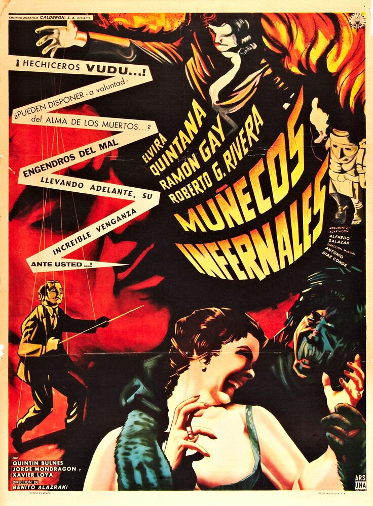 Дьявольские люди-куклы, 1961: актеры, рейтинг, кто снимался, полная информация о фильме Muñecos infernales