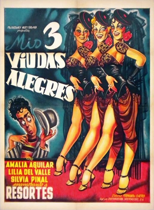 Три мои веселые вдовы, 1953: актеры, рейтинг, кто снимался, полная информация о фильме Mis tres viudas alegres