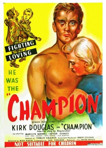 Чемпион, 1949: актеры, рейтинг, кто снимался, полная информация о фильме Champion