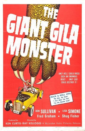 Гигантский монстр Джила, 1959: актеры, рейтинг, кто снимался, полная информация о фильме The Giant Gila Monster